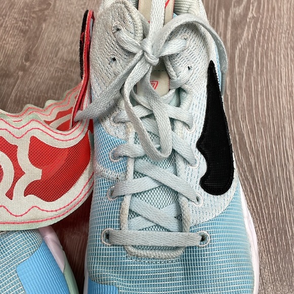 Nike KD Trey 5 X EP Blue Chill Bright Crimson Mint DD9538-400 Sneakers 10.5 - Picture 15 of 16